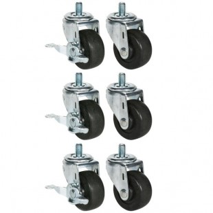 Beverage Air 61C01S012A 3 Inch Casters Set of 6 Durable Mobility Solutions Beverage Air 61C01S012A 3 Inch Casters Set of 6 Durable Mobility Solutions