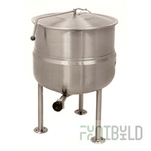 Market Forge F-100L 316 Stainless Steel Kettle Direct Steam Stationary