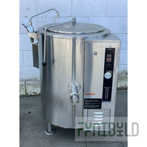 Market Forge F-20GL 24 Inch Gas Stationary Kettle 20 Gallon Stainless Steel