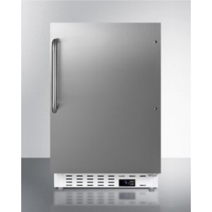 Summit ALR46WCSS 19 Inch Undercounter Refrigerator 3.53 cu ft Stainless Steel with Adjustable Shelves Summit ALR46WCSS 19 Inch Undercounter Refrigerator 3.53 cu ft Stainless Steel with Adjustable Shelves