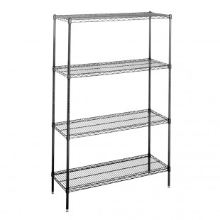 Nor-Lake SSG46-3 72 Inch Green-Kote Shelving Kit 3-tier with Wire Shelves Nor-Lake SSG46-3 72 Inch Green-Kote Shelving Kit 3-tier with Wire Shelves