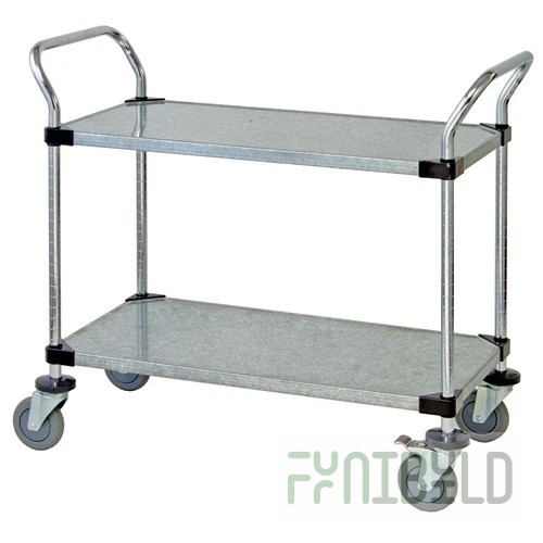 Quantum PC3518-33-3TR 34 Inch Utility Cart with Tool Holder Polymer Gray