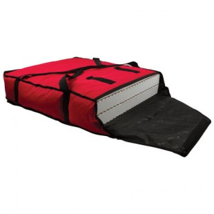 San Jamar PB25 26 Inch Pizza Bag with Vinyl Poly Padding Red San Jamar PB25 26 Inch Pizza Bag with Vinyl Poly Padding Red