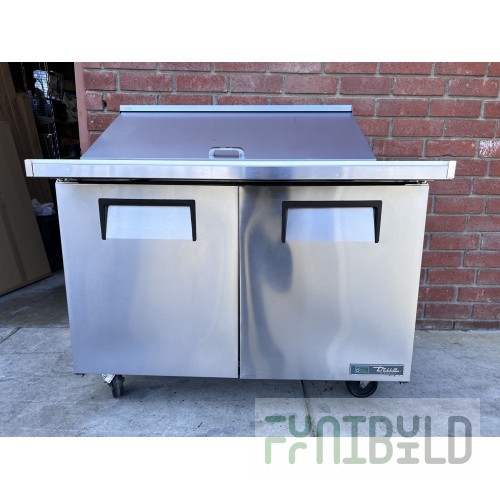 True Refrigeration TSSU-48-18M-B-HC~SPEC3 48 Inch Stainless Steel Mega Top Sandwich/Salad Unit