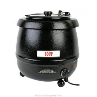 Thunder Group SEJ30000C 10-1/2 Quart Electric Soup Kettle with Hinged Lid