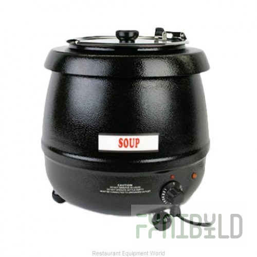 Thunder Group SEJ30000C 10-1/2 Quart Electric Soup Kettle with Hinged Lid