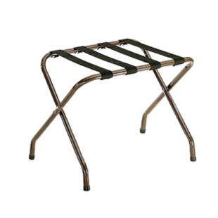 Central Specialties 155WA-BL-1 26 Inch Luggage Rack Flat Top Walnut Paint Metal Central Specialties 155WA-BL-1 26 Inch Luggage Rack Flat Top Walnut Paint Metal
