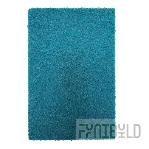 Thunder Group PLNP002 Nylon Scrubbing Pad Green 6 Packs with High Abrasion Resistance