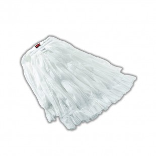 Rubbermaid Commercial Products 2025503 6.5 Inch Disposable Wet Mop Head White Rayon Blend