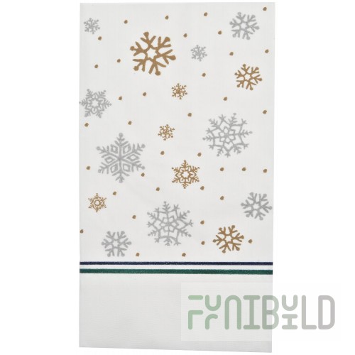 Dinex DXHS456DN01 15 Inch Dinner Napkin 2-Ply Paper Designer Pattern Pack of 100