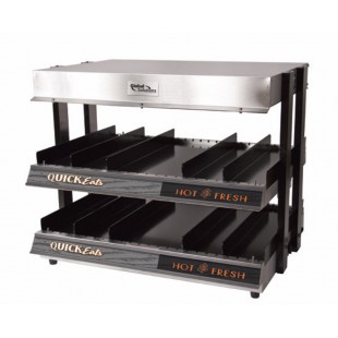 Global Solutions by Nemco GS1300-24 21 Inch Heated Shelf Merchandiser Stainless Steel with Illuminated Display Channels Global Solutions by Nemco GS1300-24 21 Inch Heated Shelf Merchandiser Stainless Steel with Illuminated Display Channels