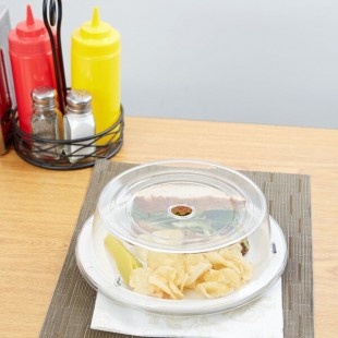 Carlisle 196507 10 Inch Plate Cover Clear Polycarbonate Dishwasher Safe Carlisle 196507 10 Inch Plate Cover Clear Polycarbonate Dishwasher Safe