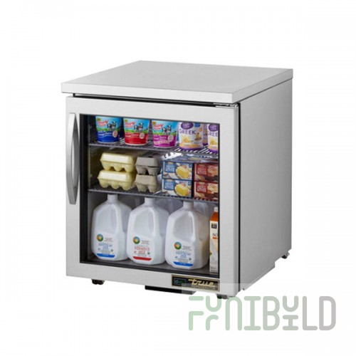 True Refrigeration TUC-27G-LP-HC~SPEC3 27 Inch Glass Door Refrigerator