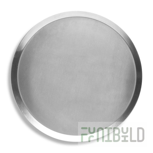 Vollrath PC09SN 9 Inch Diameter Pizza Pan Press Cut 14 Gauge Aluminum