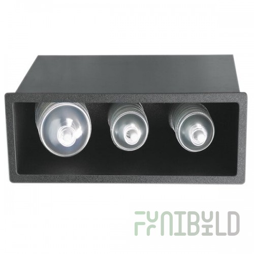 Vollrath FMDL-3H 19 Inch Flush Mount Lid Holder Plastic Black with 3 Stack Lids