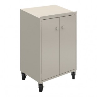 Winholt OTE-78 24 Inch Mobile Stand Up Desk Enclosed Cabinet Beige Enamel Finish Winholt OTE-78 24 Inch Mobile Stand Up Desk Enclosed Cabinet Beige Enamel Finish