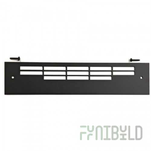 U-Line Corporation ULAGRILLE24 24 Inch Adjustable Grille for Ice Maker Black