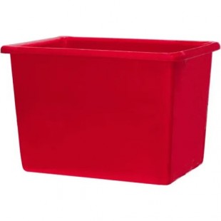 Winholt TUB-6A-RD 24 Inch Bulk Goods Tub 72 Gallon Red Polyethylene