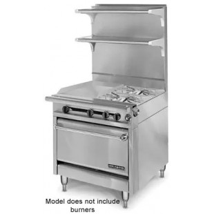 American Range HD34-17VG-1FT-M_NAT 34 Inch Gas Range with 17 Inch Griddle 80,000 BTU