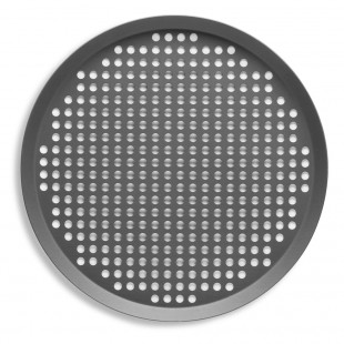 Vollrath PC15XPHC 15 Inch Extra Perforated Pizza Pan Aluminum Hard Coat Anodized Vollrath PC15XPHC 15 Inch Extra Perforated Pizza Pan Aluminum Hard Coat Anodized