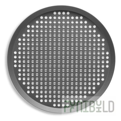 Vollrath PC15XPHC 15 Inch Extra Perforated Pizza Pan Aluminum Hard Coat Anodized