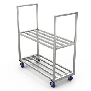 Winholt SMC-63 63 Inch Sani-Mobile Cooler Cart Heavy Duty Aluminum