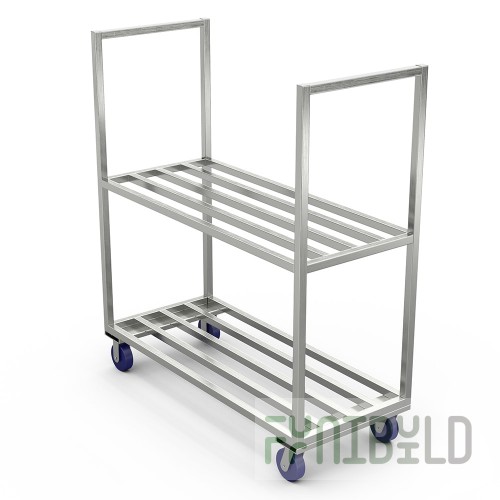 Winholt SMC-63 63 Inch Sani-Mobile Cooler Cart Heavy Duty Aluminum