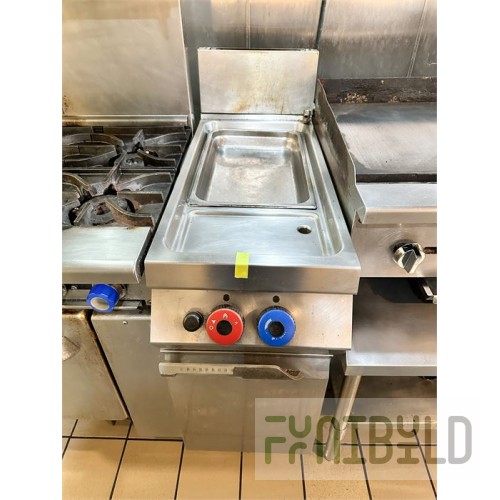 Rosito Bisani CPG1 12 Gallon Gas Pasta Cooker with Stainless Steel Grate 45000 BTU