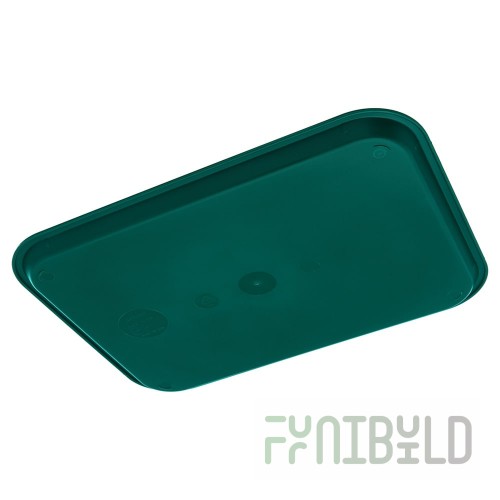 Carlisle CT121615 16-5/16 Inch Wide Rectangular Cafeteria Tray Polypropylene Teal