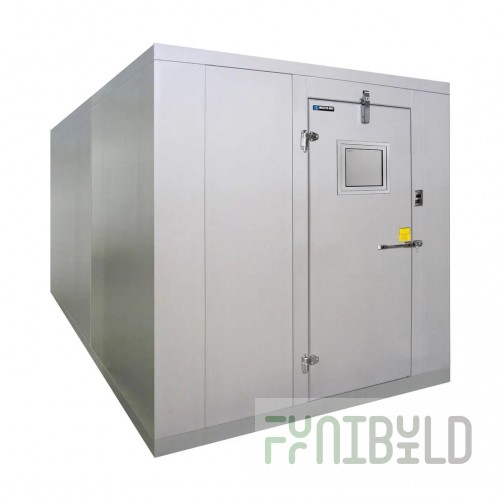 Master-Bilt 7X36X7-7 COMBO1 36 Foot Walk-In Combination Cooler Freezer with Aluminum Floor