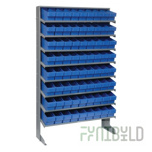 Quantum QPRS-501_BLUE Pick Rack Sloped Single-sided