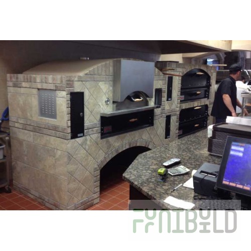 Marsal WF-60 BASE SECT 36 Inch Cooking Surface Gas Pizza Bake Oven 155000 BTU