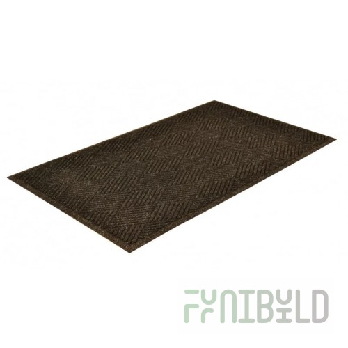 Notrax 169S0023CH 36 Inch Indoor Entrance Mat Charcoal Yarn Fibers Rubber Backing