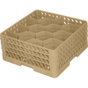 Vollrath TR18JJJA-19 19-3/4 Inch Full Size Dishwasher Rack Glass Stemware with Extenders