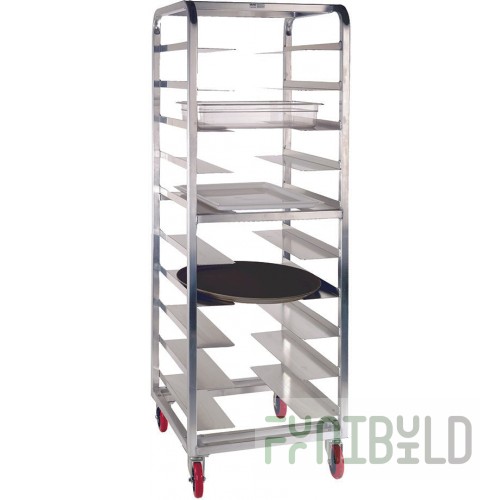 Winholt UAR-1223 25 Inch Aluminum Universal Pan Rack NSF Certified with 12 Pan Capacity