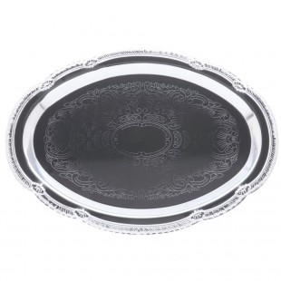 American Metalcraft STOV128 12 Inch Oval Serving Tray with Chrome Finish American Metalcraft STOV128 12 Inch Oval Serving Tray with Chrome Finish
