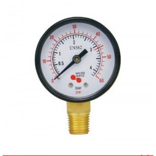 Micro Matic 3450007-R Pressure Gauge 0 to 3000 Psi Accuracy with Durability Micro Matic 3450007-R Pressure Gauge 0 to 3000 Psi Accuracy with Durability