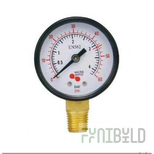 Micro Matic 3450007-R Pressure Gauge 0 to 3000 Psi Accuracy with Durability