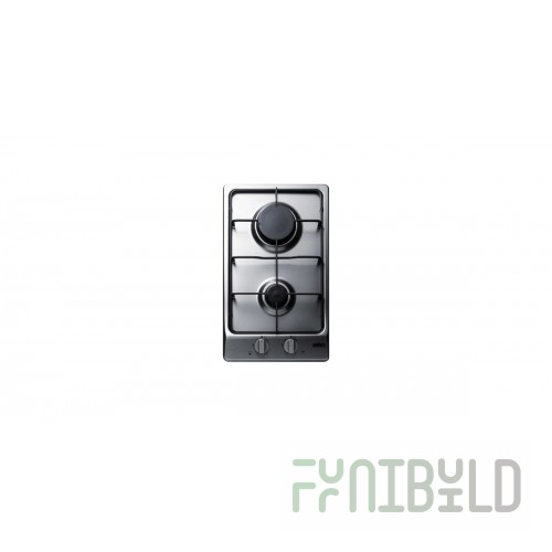 Summit GC22SS 11-1/2 Inch Gas Cooktop with 2 Burners Sealed Sabaf