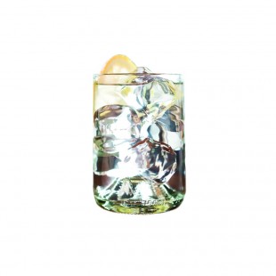 Libbey 97286 12 Oz Double Old Fashioned Glass Repurposed Wine Bottle Green