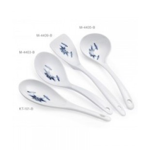 GET Enterprises M-4405-B 3 Oz Water Lily Soup Ladle Break Resistant Melamine