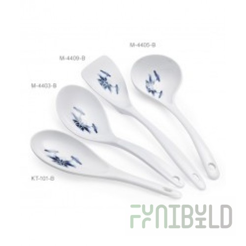 GET Enterprises M-4405-B 3 Oz Water Lily Soup Ladle Break Resistant Melamine
