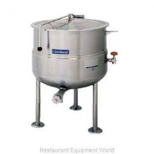 Cleveland KDP80 Kettle Direct Steam 80-Gallon 316 Stainless Steel - Stationary