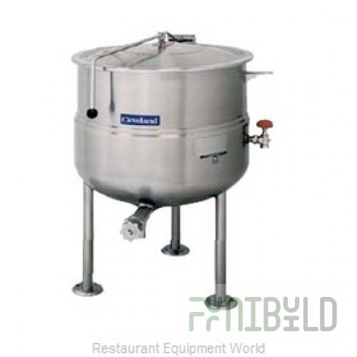 Cleveland KDP80 Kettle Direct Steam 80-Gallon 316 Stainless Steel - Stationary