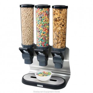 Server Products 88920 15 Inch Triple Dry Cereal Dispenser Stainless Steel with Clear Hoppers Server Products 88920 15 Inch Triple Dry Cereal Dispenser Stainless Steel with Clear Hoppers