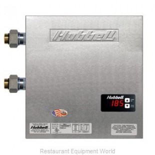 Hubbell JTX024-3T6 16 Inch Electric Tankless Booster Heater Wall Mount with Gauges
