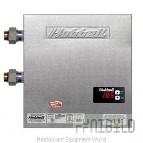 Hubbell JTX024-3T6 16 Inch Electric Tankless Booster Heater Wall Mount with Gauges