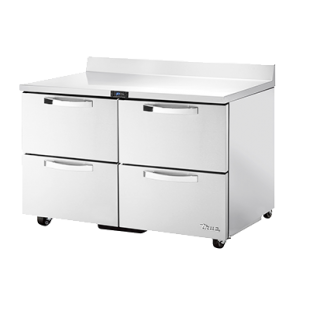 True Refrigeration TWT-48D-4-ADA-HC~SPEC3 48 Inch Stainless Steel Refrigerated Counter with 4 Drawers True Refrigeration TWT-48D-4-ADA-HC~SPEC3 48 Inch Stainless Steel Refrigerated Counter with 4 Drawers