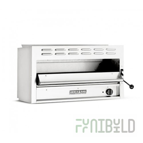 American Range HD34-SM 34 Inch Gas Salamander Broiler with Infrared Burners 35000 BTU