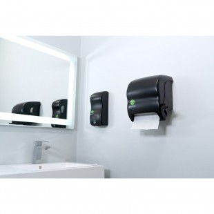 Carlisle T1300REBK 12 Inch Black Manual Paper Towel Dispenser Plastic Carlisle T1300REBK 12 Inch Black Manual Paper Towel Dispenser Plastic